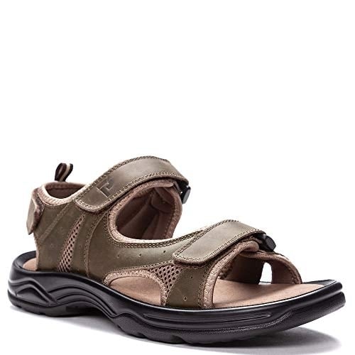 Propt Men's Daytona Flat Sandal  OLIVE Image 1