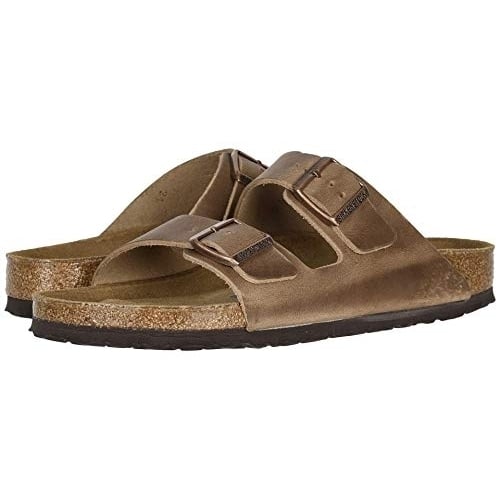 BIRKENSTOCK Arizona Soft Footbed Tobacco Oiled Leather Unisex 0552811 0552813 Image 4