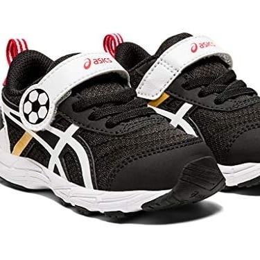 ASICS Kids Contend 6 TS Running Shoes 0 Toddler-TEST BLACK/PURE GOLD Image 1