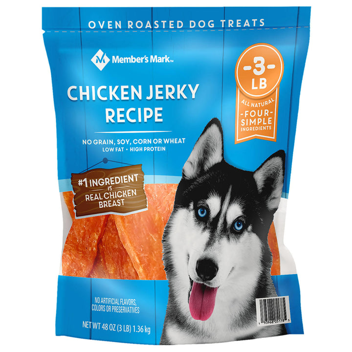 Members Mark Chicken Jerky Recipe Dog Treats (48 Ounce) Image 1