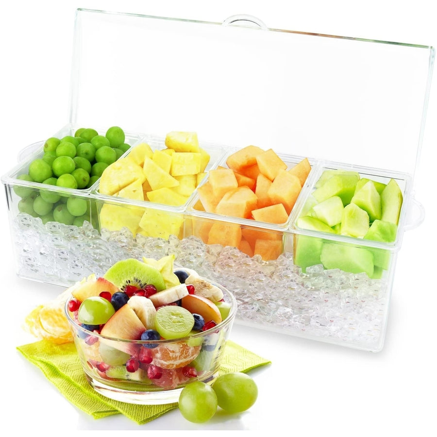 CONDIMENT TRAY WITH ICE CHILLER Image 1