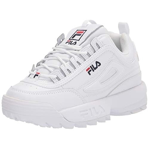 Fila Disruptor II Sneakers White Navy Red Size 11 Lightweight Retro Style Image 1