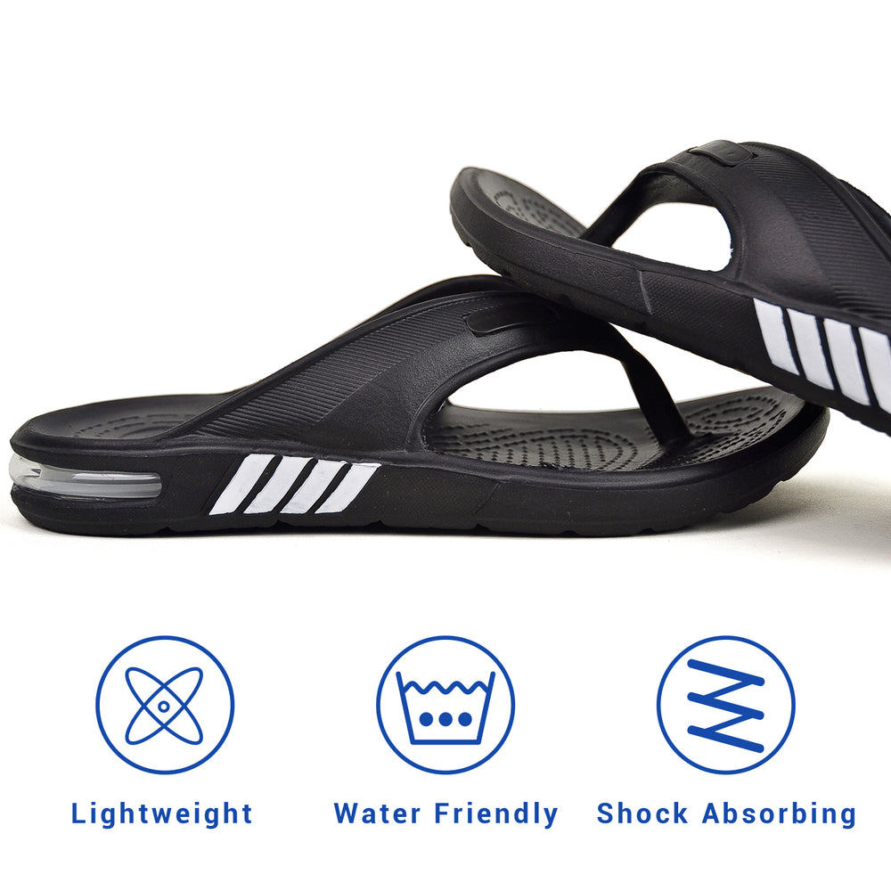 VONMAY Mens Slides Thong Sandals Outdoor Slippers Sport Flip Flop Open Toe Strap Non Slip Shower Shoes Image 2