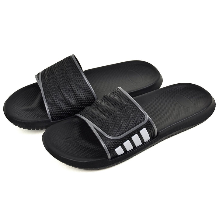 VONMAY Mens Slides House Shower Slippers Comfort Beach Slip Sandals Image 1