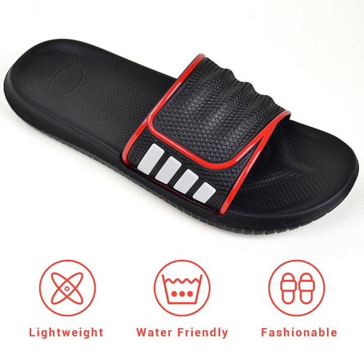VONMAY Mens Slides House Shower Slippers Comfort Beach Slip Sandals Image 6