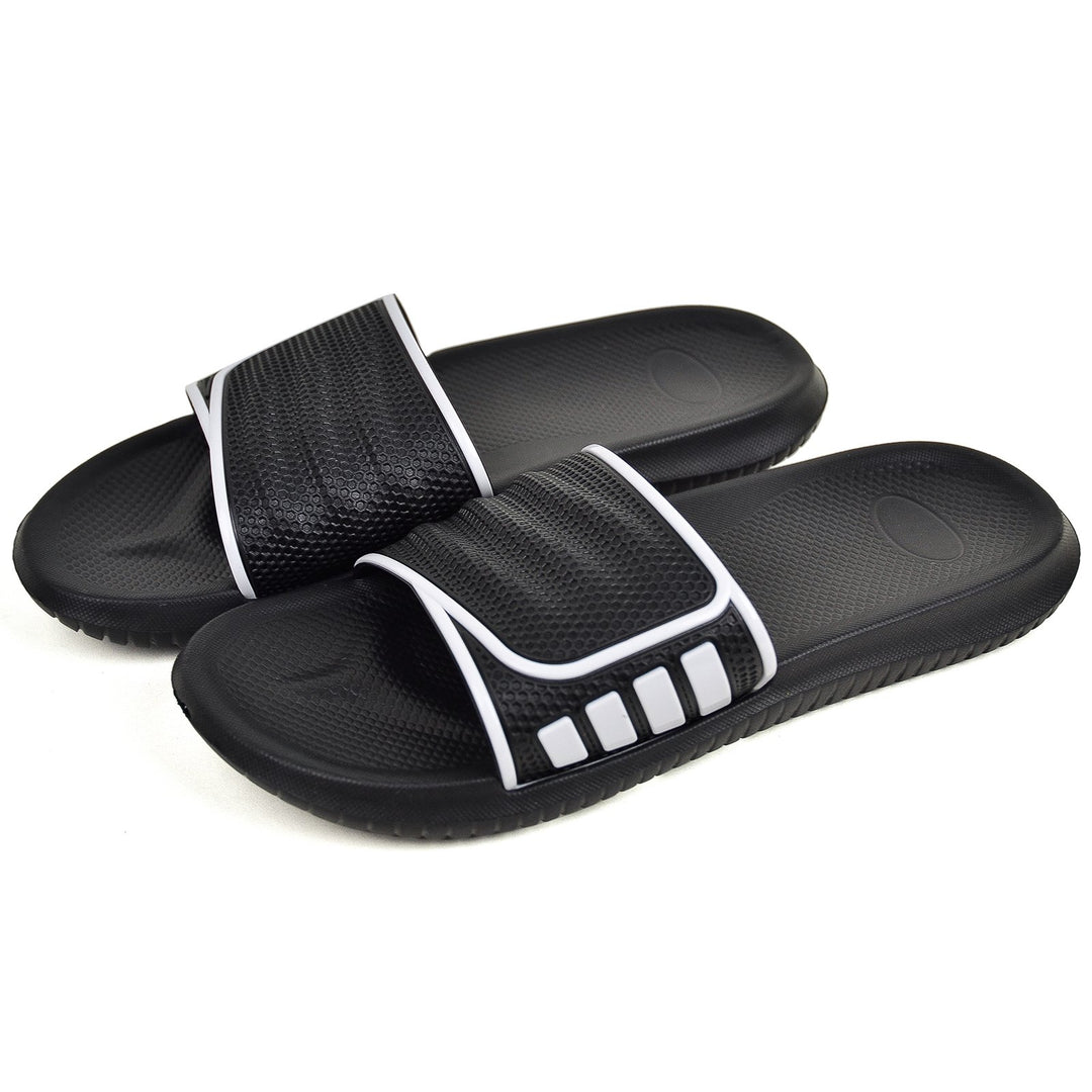 VONMAY Mens Slides House Shower Slippers Comfort Beach Slip Sandals Image 1