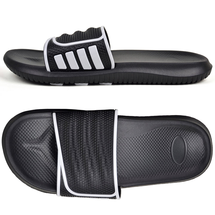 VONMAY Mens Comfort Slides House Shower Slippers Beach Slip Sandals Size X Image 10