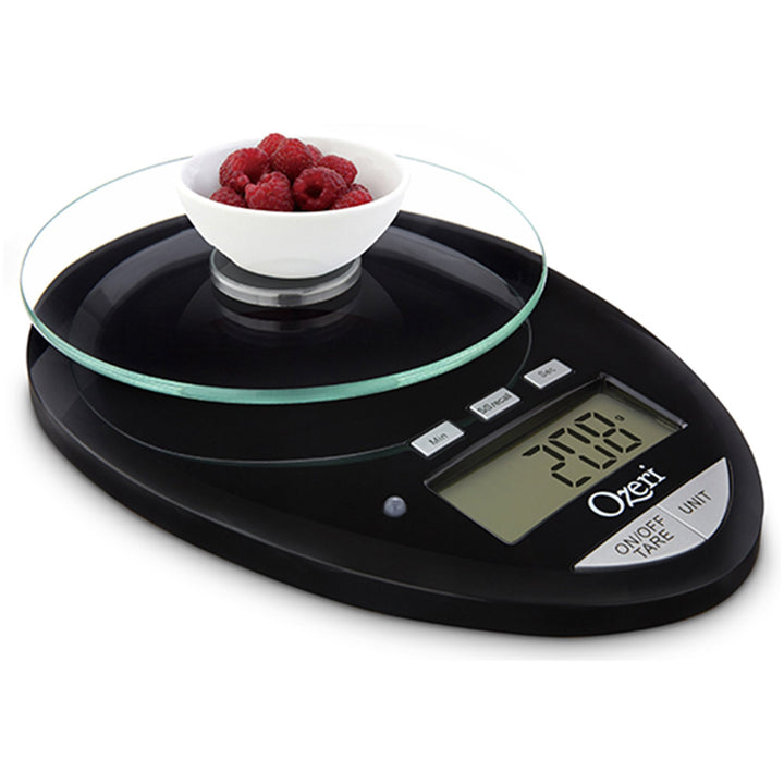 Ozeri Pro II Digital Kitchen Scale Glass Platform Timer 12lbs Capacity Image 6