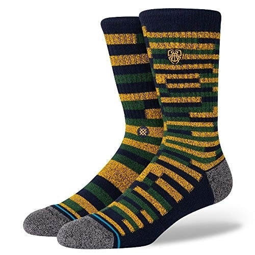 Stance Donovan Mitchell Crew Socks Unisex Navy A556A21BRD-NVY Mid-Calf Comfort Image 1