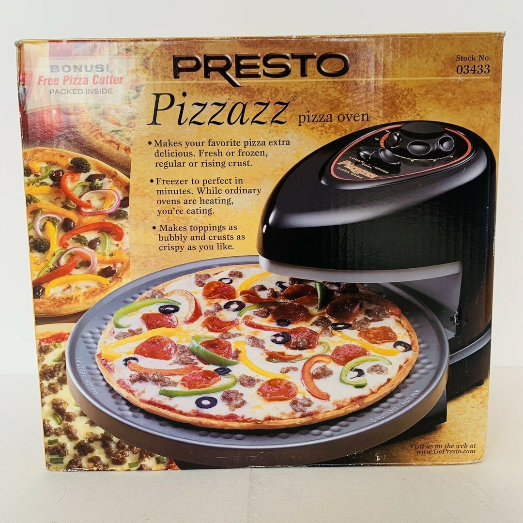 Presto 03430 Pizzazz Plus Rotating Oven Image 1