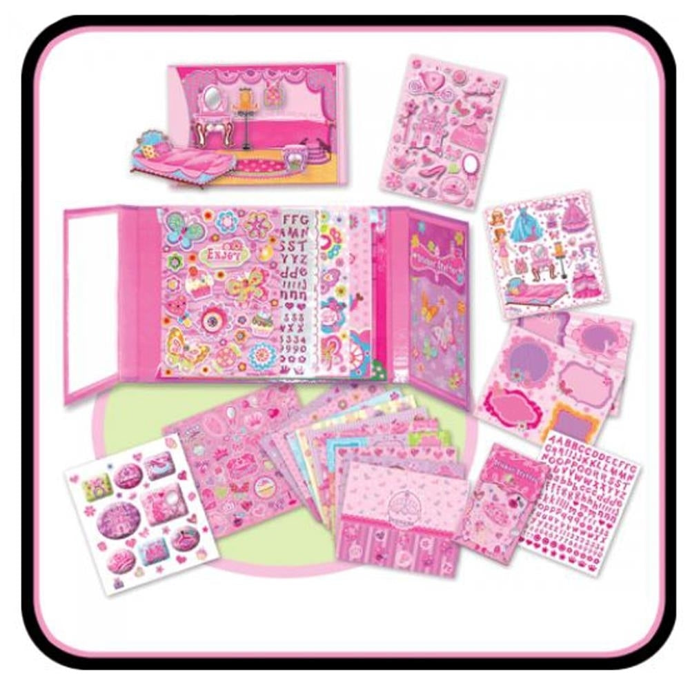 Hot Focus Princess Sticker Time Book with 3D Foam Bubble Reusable Stickers Image 2