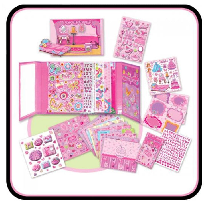 Hot Focus Princess Sticker Time Book with 3D Foam Bubble Reusable Stickers Image 2