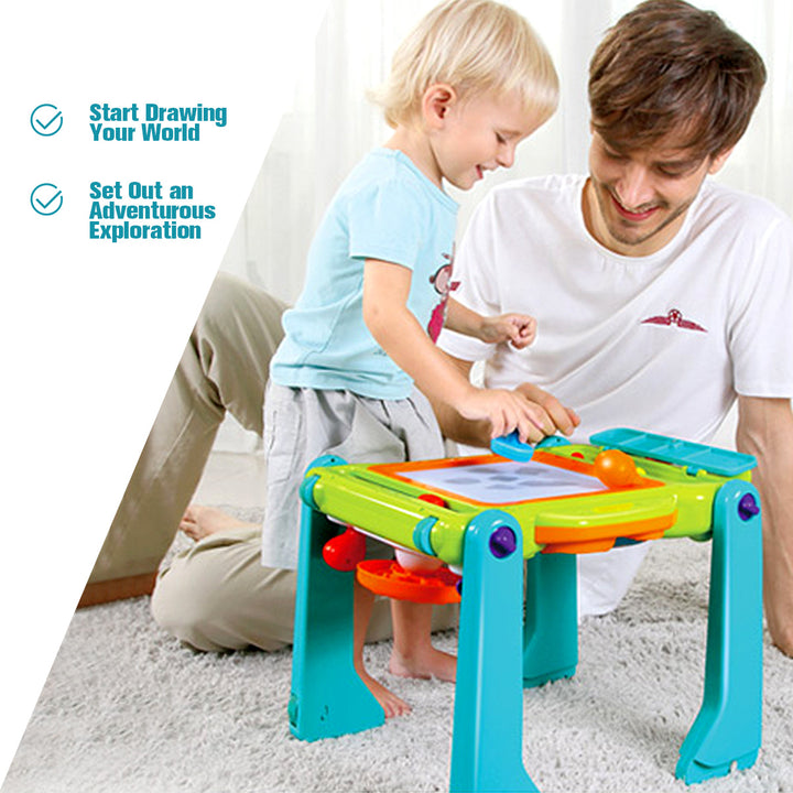 3 in 1 Sit to Stand Learning Walker Kids Activity Center Image 4