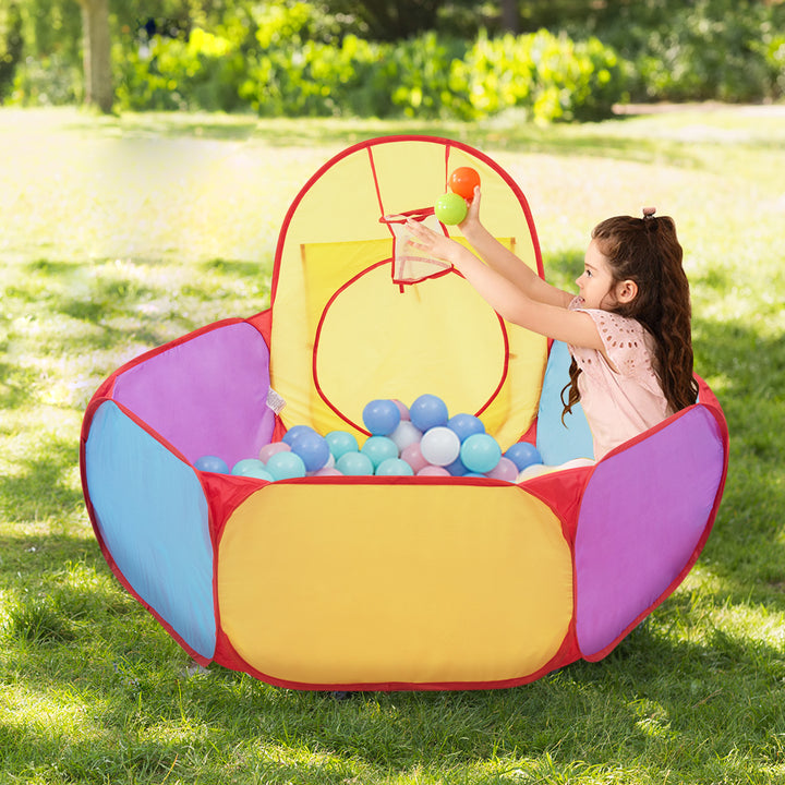 7pc Kids Ball Pit Play Tents and Tunnels Pop Up Baby Toy Gifts Image 4