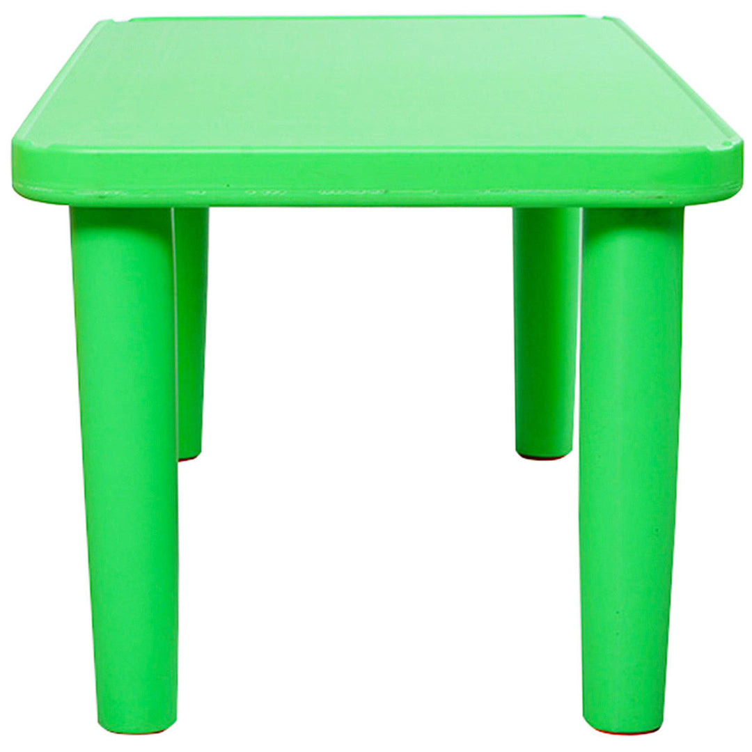 Kids Portable Plastic Table Learn and Play Activity School Home Furniture Green Image 4