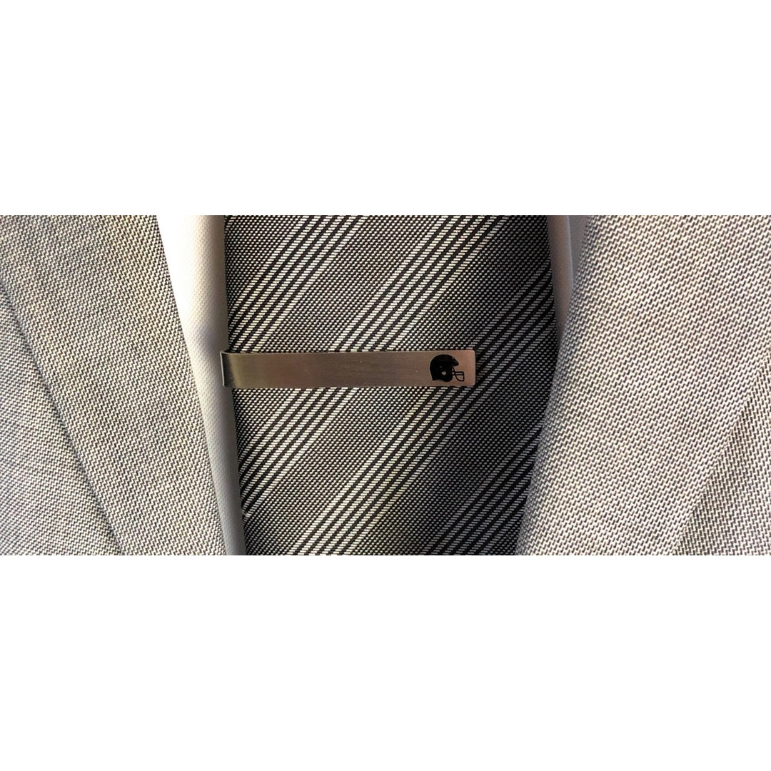 Football Tie Bar Football Helmet Tie Clip Football Gift Ideas Image 3