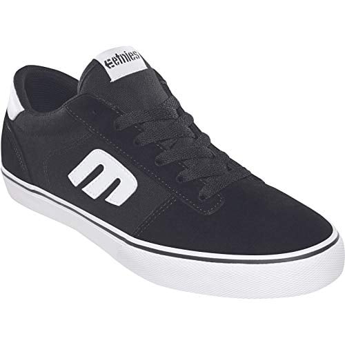 Etnies Mens Calli Vulc Low Top Skate Shoe BLACK/WHITE Image 1