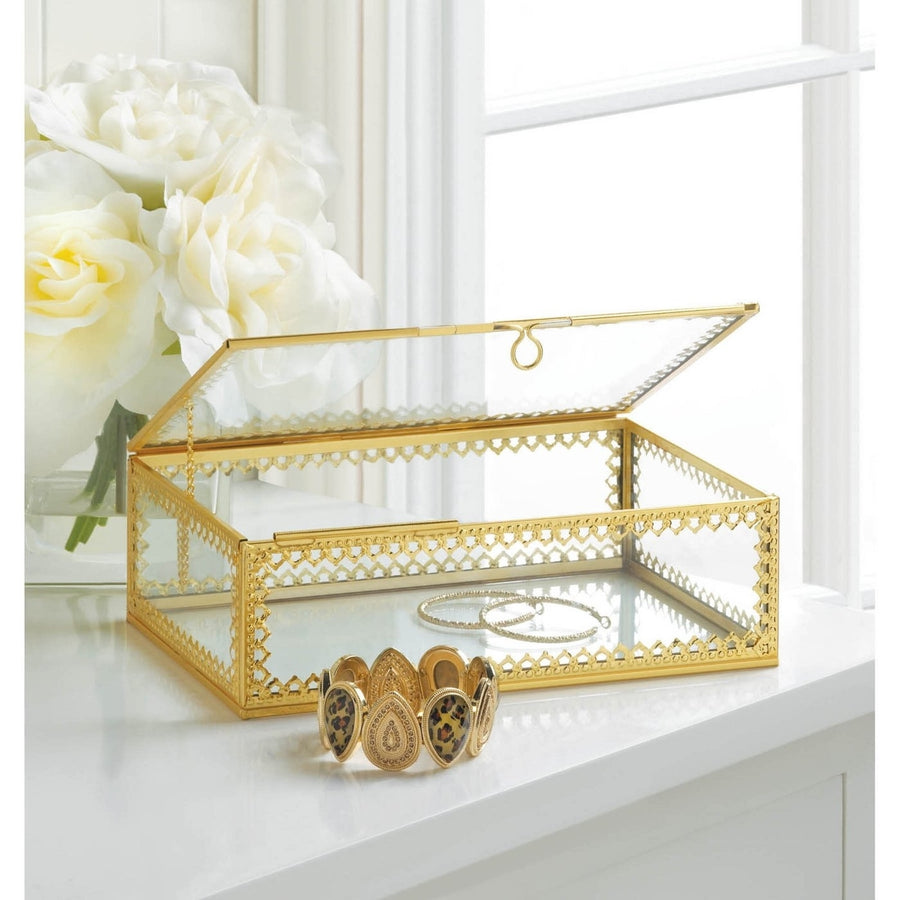 GOLD MOTIF JEWELRY BOX Image 1