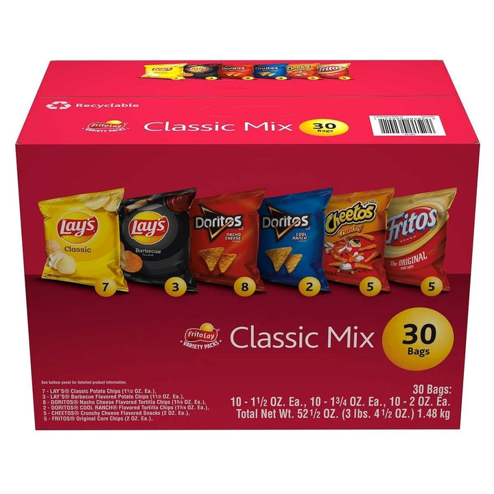 Frito Lay Classic MixVariety Pack30 Count Image 2