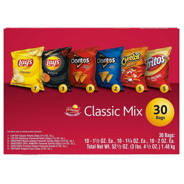 Frito Lay Classic MixVariety Pack30 Count Image 3