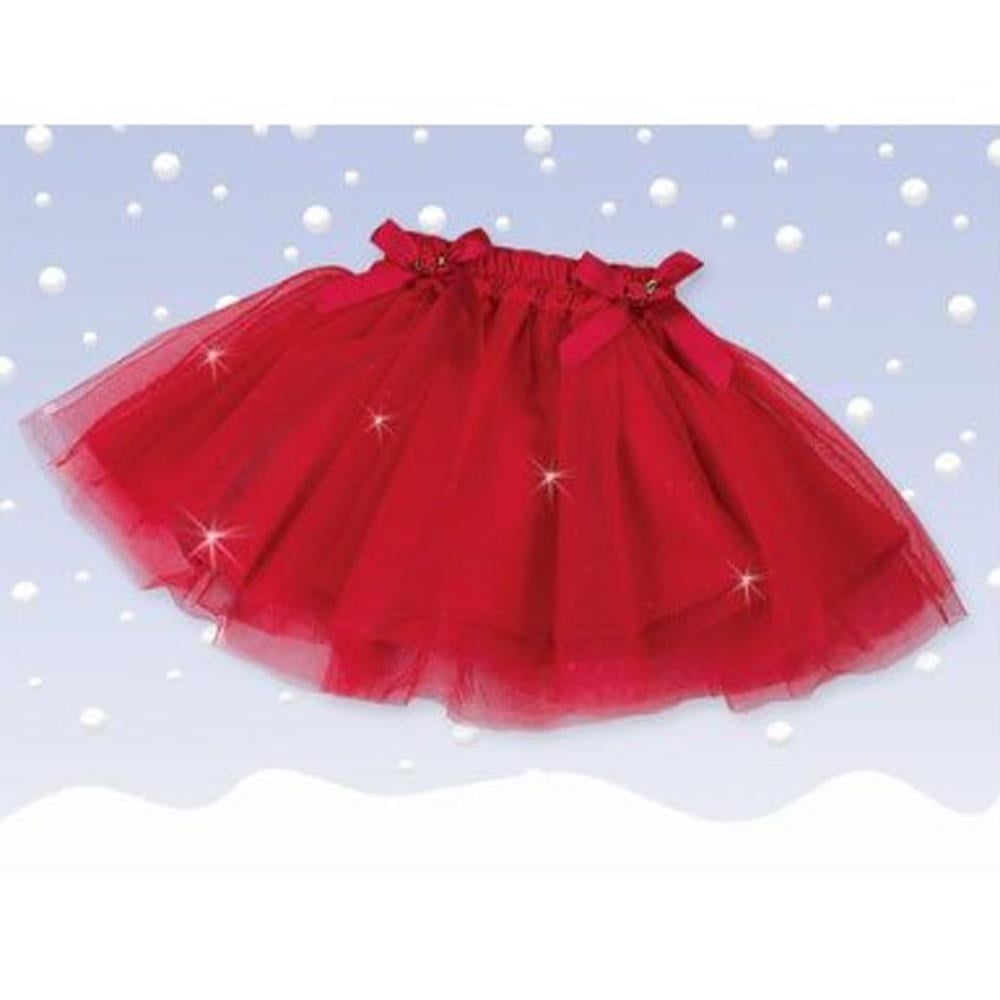 Bearington Red Christmas Tutu Skirt Baby Girls Toddlers 12-24 Months Sparkling Image 1