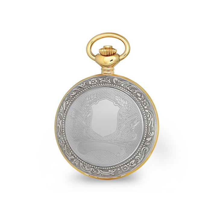 Charles Hubert 2-Tone Ribbon and Shield Pocket Watch (47mm) Image 4