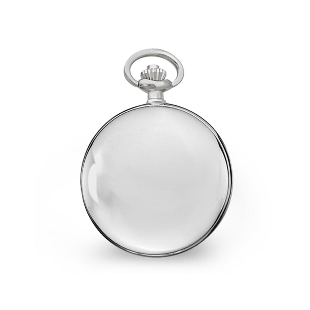 Charles Hubert Chrome Open Window Case Pocket Watch (50mm) Image 4