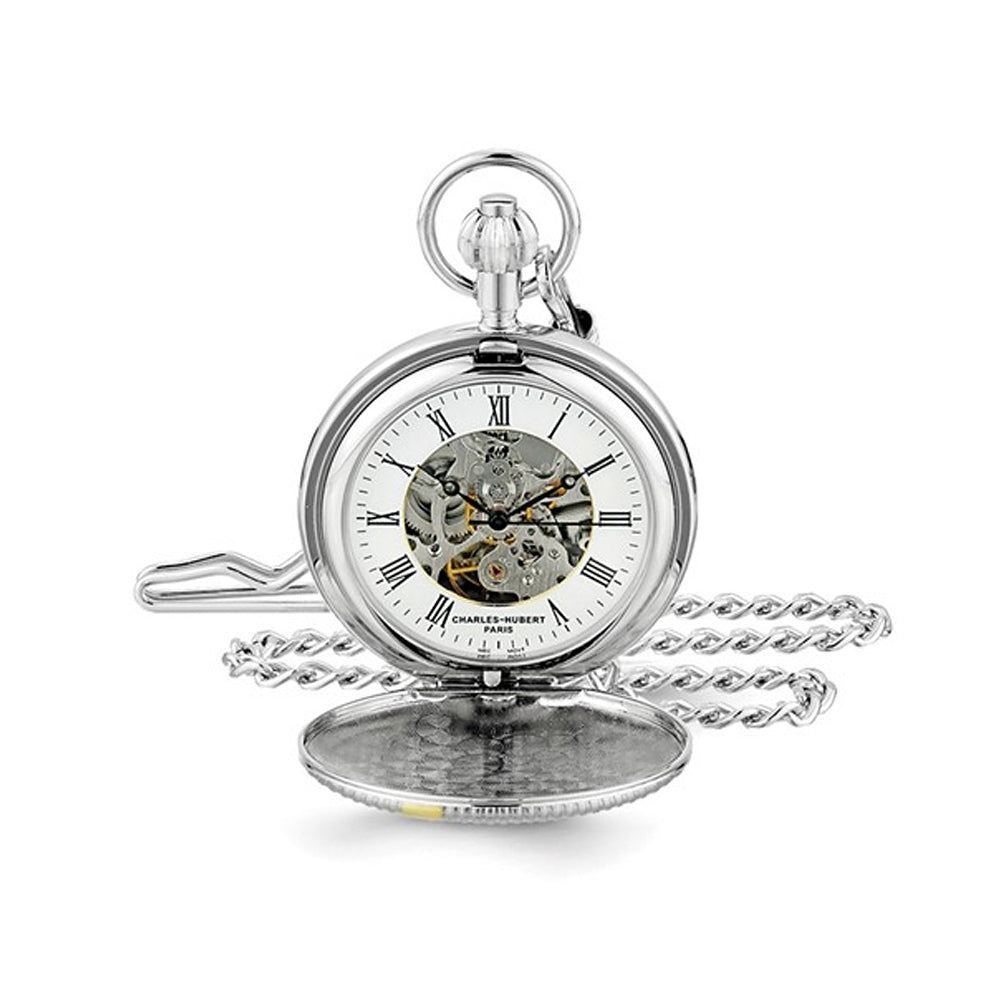 Charles Hubert Two-Tone Hunter Case Pocket Watch (48mm) Image 1