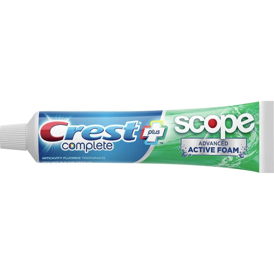 Crest Complete Toothpaste Plus Scope Advanced Active Foam Striped 8.2 oz 5 ct Image 3