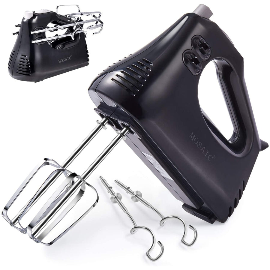 3 Speed Electric Hand-held Mixer with TurboCord and Attachments Storage Function 4 Accessories and Easy Eject Image 1