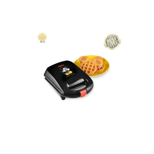 Disney Mickey Mini Waffle Maker Black Image 1