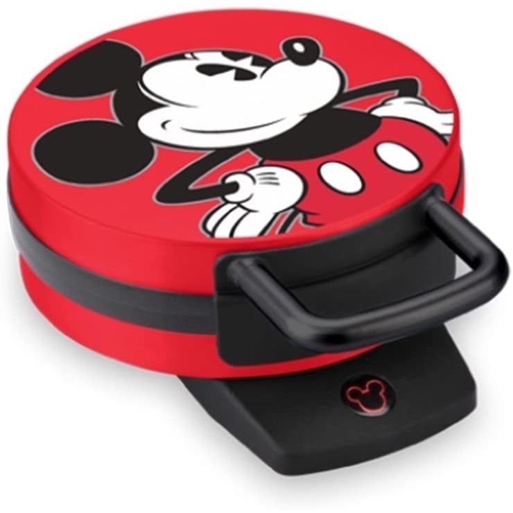 Disney Mickey Mouse Waffle Maker Red Image 1