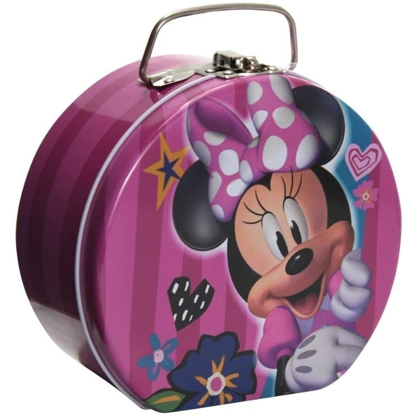 Minnie Bowtique Tin Lunch Box One Size Pink Image 1