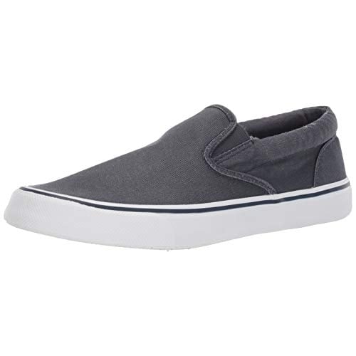 Sperry Striper II Slip On Sneaker Mens Salt Washed Navy STS22405 Size Available Image 1