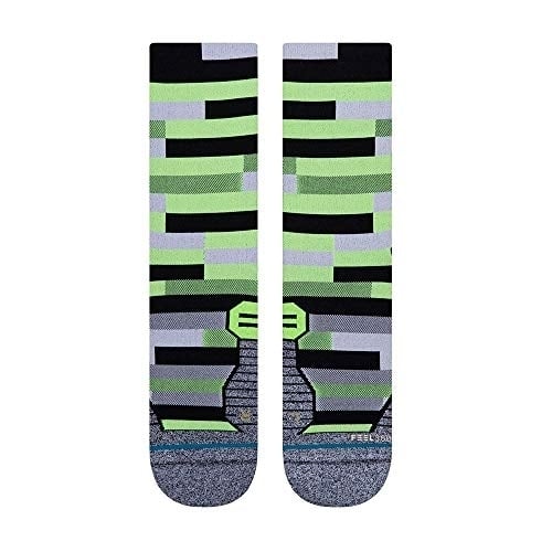 Stance Unisex Slats Crew Socks Neon Green - A448A21SLA-NEG NEONGREEN Image 2