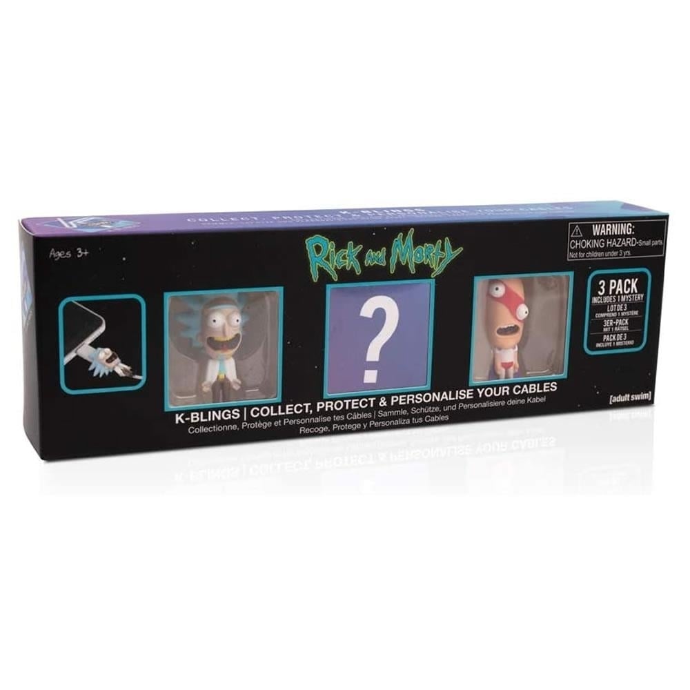 Rick and Morty K-Blings 3-pack Cable Protectors Personalize Adult Swim WOW Stuff Image 2