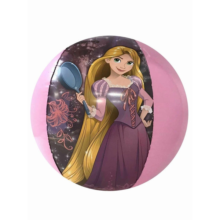 Disney Princess Inflatable Beach Ball Pool Toy Cinderella Belle Rapunzel Water Fun Image 3