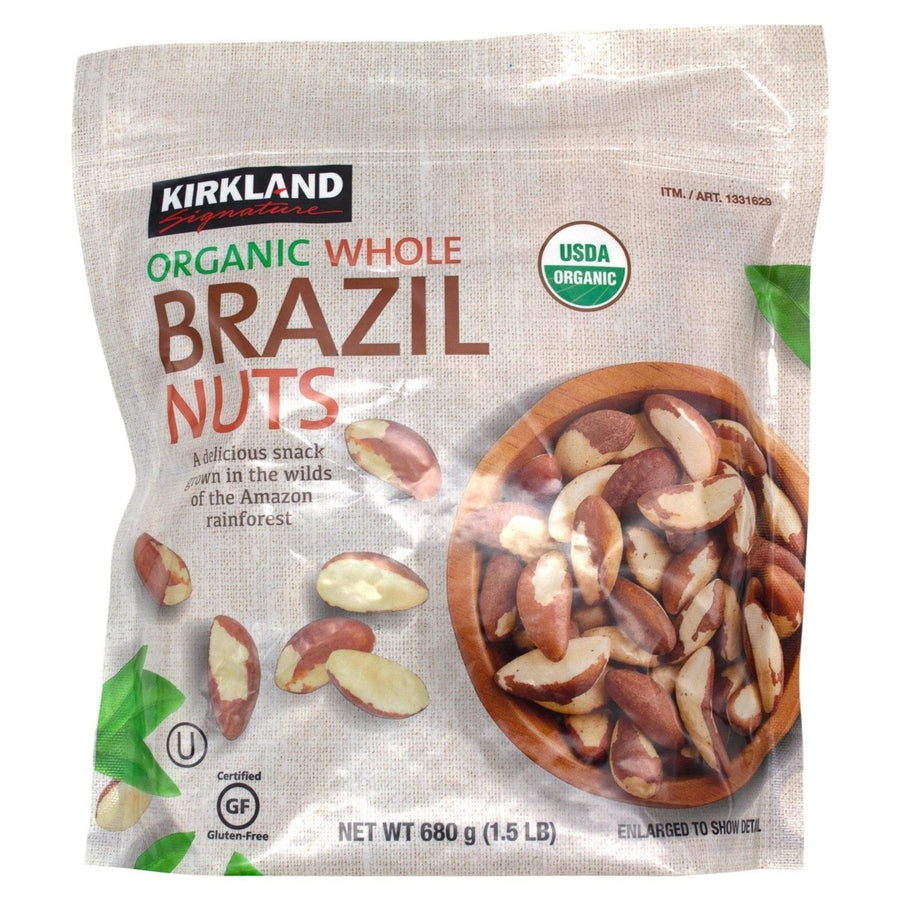 Kirkland Signature Organic Whole Brazil Nuts 24 Ounce Image 1