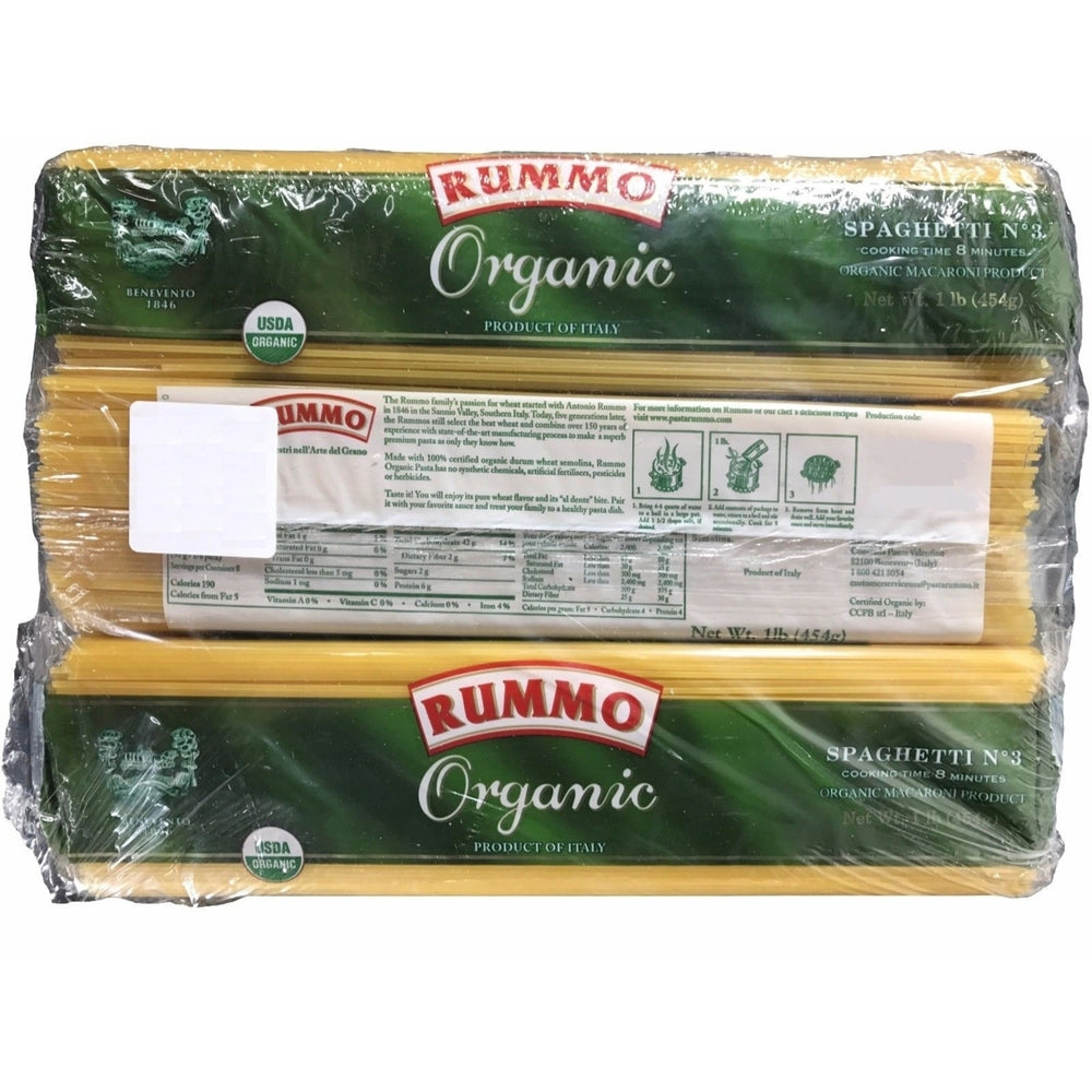 Rummo Organic Spaghetti Macaroni, 1 Pound (Pack of 8) Image 2