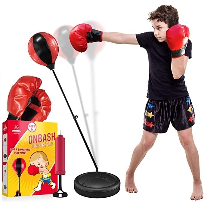 Punching Bag Set for Kids with Boxing Gloves Image 1