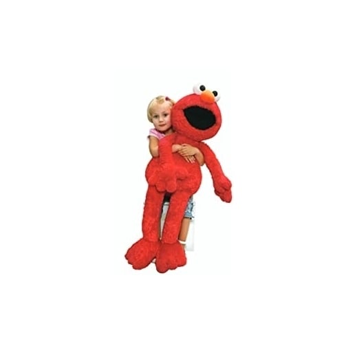 Sesame Street Elmo Stuffed Animal Plush Red 20" Image 1