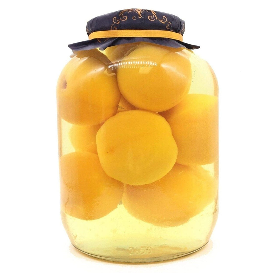 Zalea Gourmet Whole Peaches in Light Syrup 94 Ounce Jar Image 4