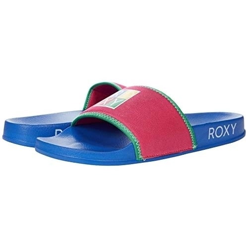 ROXY Womens Slippy Neo Water-Friendly Slide Sandal Multi - ARJL100949-MLT MULTI Image 4