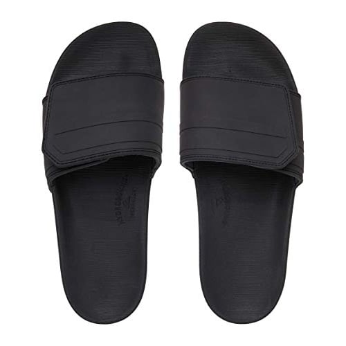 Quiksilver Mens Rivi Slide Adjustable Sandal Black/Grey/Black - AQYL101038-XKSK Black/Grey/Black Image 2