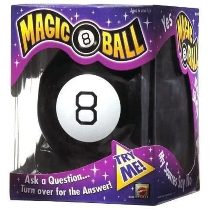 Mattel Magic 8 Ball Fortune Teller Lucky Questions Answers Toy Game Image 2