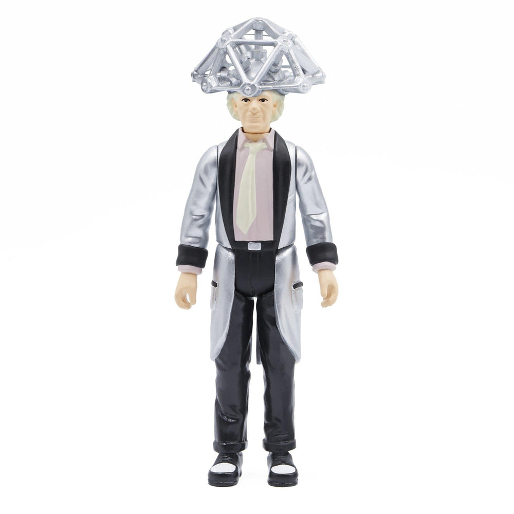 Back to the Future Fifties Emmett Doc Brown 50s Robe Mind Helmet Figure Super7 Image 2