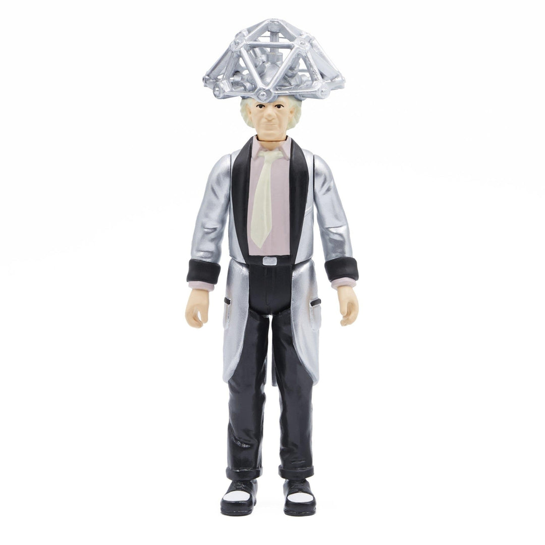 Back to the Future Fifties Emmett Doc Brown 50s Robe Mind Helmet Figure Super7 Image 2