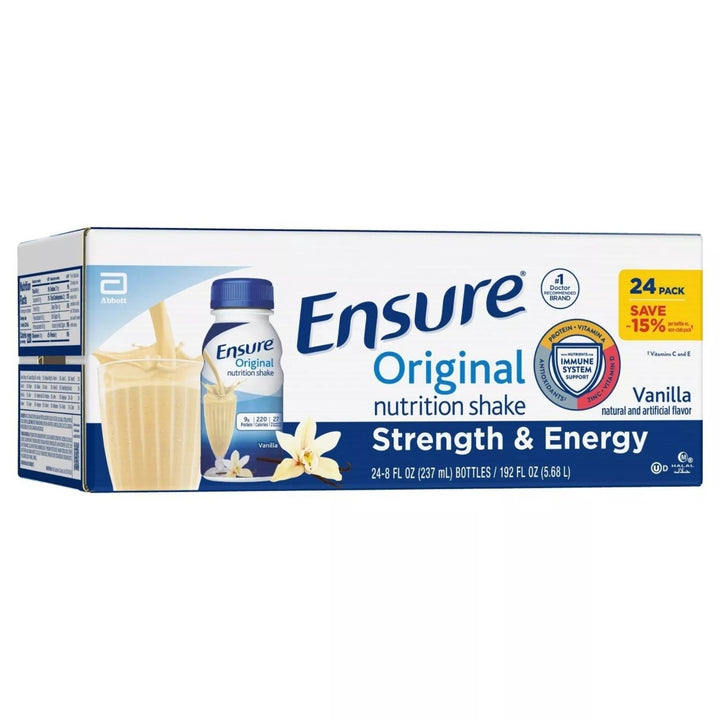 Ensure Original Nutrition Vanilla Meal Replacement Shakes 8 Fl Oz (24 Count) Image 2