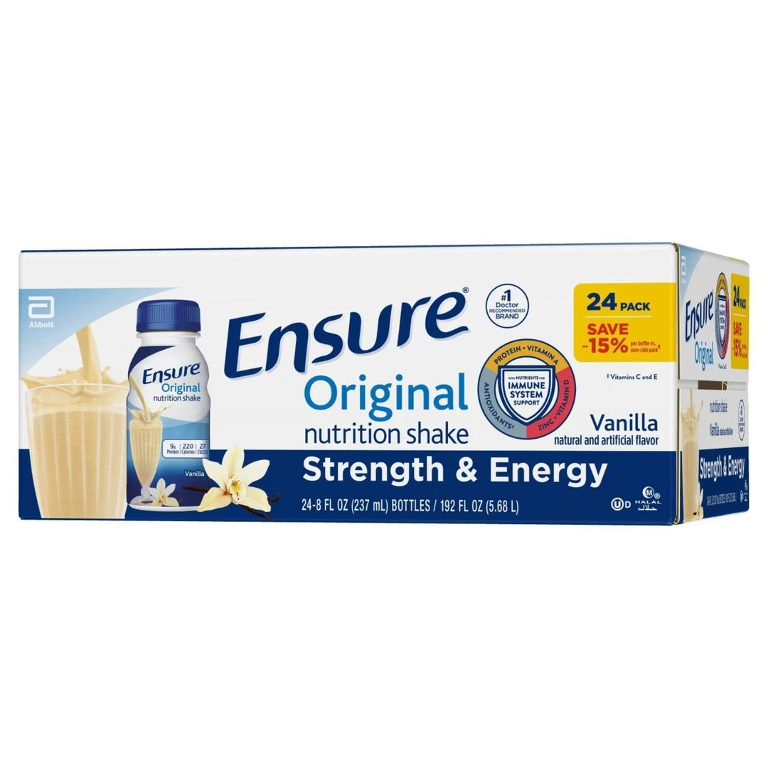 Ensure Original Nutrition Vanilla Meal Replacement Shakes 8 Fl Oz (24 Count) Image 3