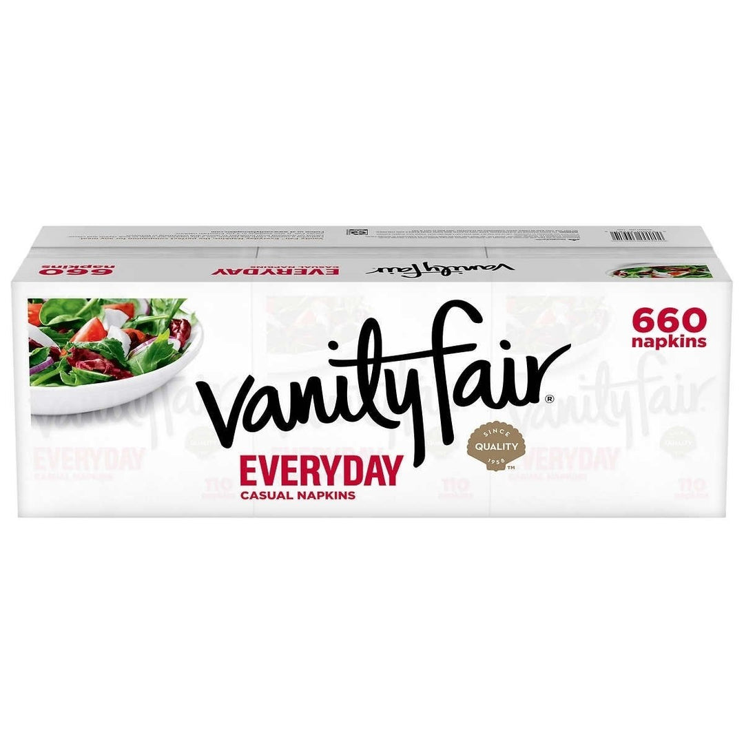 Vanity Fair Everyday Napkin 2-Ply 110-count 6-pack Image 1